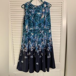 Blue flower dress